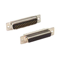 Złącze D-Sub 44-pinowe Żeński Kątowe Montaż na panelu raster 2.29mm
