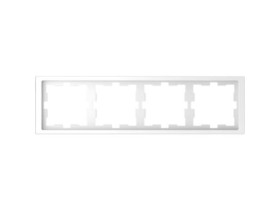 MERTEN D-Life Ramka 4 poczwórna biały lotus MTN4040-6535 SCHNEIDER ELECTRIC