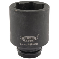 Draper Expert 05080 Expert 49mm 3/4&quot; Sq. Dr. Hi-Torq&#xAE; 6 Point Deep Impact Socket