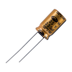 Samwha VA1V337M10016 330uf 35V 130deg Low Imp Capacitor