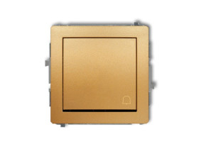 DECO Wyłącznik zwierny przycisk złoty 29DWP-4 KARLIK