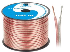 Przewód głośnikowy CCA 2 x 2,50mm2 1 metr