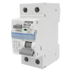 Wyłącznik różnicowo-prądowy z członem nadprądowym 2P B10A 30mA typAC