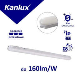 Oprawa hermetyczna MAH MAX 38W 12 NW RYF 6080lm 4000K IP66 IK08 1175/80mm PC 5 lat gwar. PZH 38464