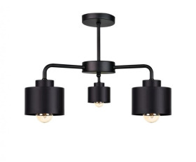 Lampa sufitowa nowoczesna 3 xE27 SIMPLY BLACK