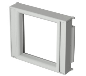 Bopla FO 5000 (79003400) - pokrywa przednia otwarta, z uszczelką obudowy CombiCard 5000-7000 (175 x 146 x 34 mm, 3U 20HP)