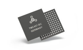 S-shaped ramp motion controller for stepper motors and piezo motors with SPI interface