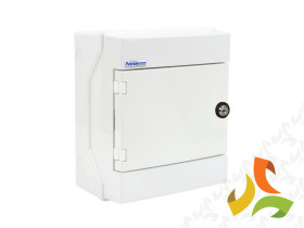 Rozdzielnica hermetyczna PV 1000V DC 1x6 natynkowa IP65 IK07 drzwi białe zamek RH-6/ZB 36.5 ELEKTRO-PLAST