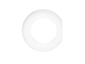 Ramka końcowa do serii Retro, plastikowa biała