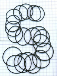 PASEK NAPĘDOWY 2,0MM X 2,0MM - RÓŻNE WYMIARY (ŚREDNICE 48-64MM DŁUGOŚCI ZŁOŻ. 75-100MM) ZESTAW OK. 20 SZTUK