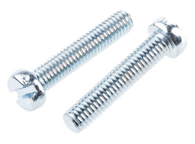 Śruby maszynowe M6 łeb z łbem walcowym Stalowe długość 30.0mm skok 1.0mm