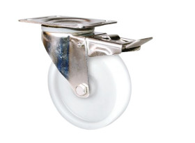 Koło samonastawne średnica kabla 200mm Płyta Guitel Hervieu 300kg wysokość całkowita 240mm