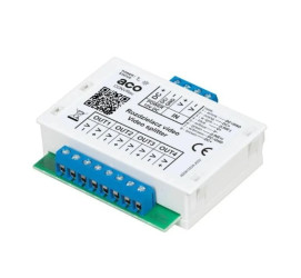 Rozdzielacz aktywny wideo, uniwersalny (przelotowy/końcowy), 4 wyjściowy, złącza śrubowe (tylko dla sygnałów wideo) CDNVRAU