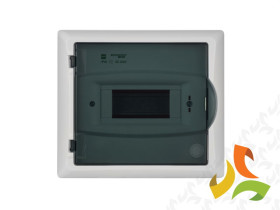 Rozdzielnica podtynkowa 6 modułowa 1x6M drzwi transparentne IP40 ECONOMIC BOX RP N+PE 2511-01 ELEKTRO-PLAST NASIELSK