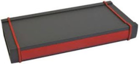 Aluminum enclosure, (L x W x H) 200 x 121 x 32.8 mm, gray, IP65, 94132200.MT1