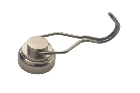 Magnes neodymowy okrągły 42mm z obrotowym haczykiem