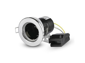 VT-701 Oczko halogenowe Spot trzonek: GU10 okrągła IP20 chrom 3682 V-TAC