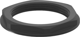 RST 13096525 13096525 Nakrętka kontrująca z lołnierzem M25 poliamid czarny (ral 9005) 1 szt.