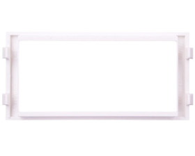 Simon Connect Ramka CIMA pojedyncza 2xK45 pionowa czysta biel S44/9
