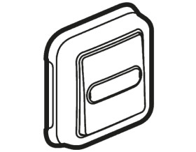 Włącznik światła, 10A, 250V, 2-biegunowy, IP55, Legrand