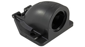 Łącznik do kanałów kablowych Icotek Tuleja wejściowa Poliwęglan Czarny