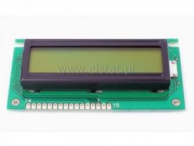 LCD 2x16 podświetlenie LED białe, niebieskie znaki
