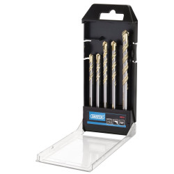 Draper 09101 Multi Construction TCT Drill Bit Set (5 Piece) - 09101