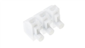 2.5 › 6Mm2 Złącze Kostki Zaciskowej Biały 3-Żyłowe, Wciskane, 380 V Śruba