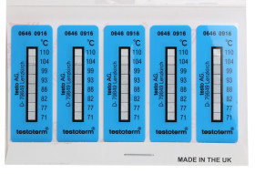 Pasek temperaturowy maksymalna czułość +71°C minimalna czułość +110°C odwracalność Nie