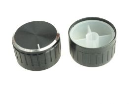 Gałka potencjometru GCL30 CZARNA 30mm /437