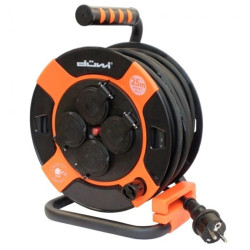 Przedłużacz bębnowy 4-gniazdowy H05RR-F 3G1.5 25m IP44 / 24631