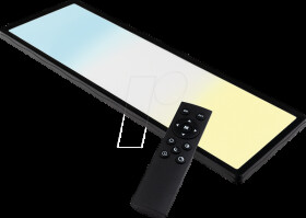 LX-5820-CCT-SW LED surface-mounted panel with remote control, black