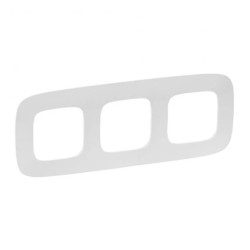 VALENA ALLURE Ramka potrójna biały 754303