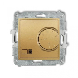 MINI Regulator temperatury elektroniczny z czujnikiem powietrznym złoty 29MRT-2