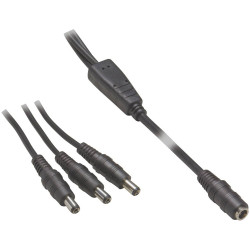 VOLTCRAFT 072958C Low power cable, socket and plug 5.5mm 2.5mm.10 m