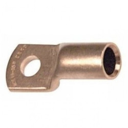 Końcówka rurowa oczkowa typ KCS 25mm2 / M8 miedziana niecynowana ERKO