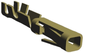 Zacisk zagniatany Żeński TE Connectivity AMPMODU MOD II 26AWG 0.1mm² Obudowa złącza AMPMODU MOD II