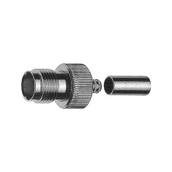 Teleg&#xE4;rtner 100023776 TNC Connector straight 50 &#x3A9; 1pc