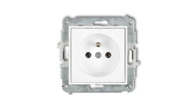 Icon Mechanizm Gniazda Pojedynczego Z Uziemieniem 2P+Z (Bez Przesłon Torów...