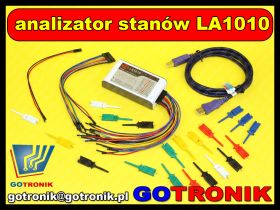 LA1010 - analizator stanów logicznych 16 kanałowy