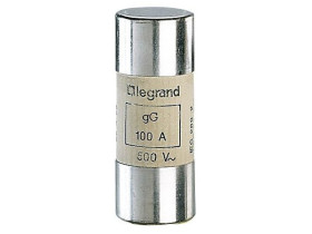Wkładka bezpiecznikowa cylindryczna gL 100 a 22 x 58 hpc 015396 LEGRAND