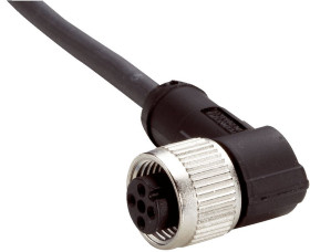 Złącze i kabel ze złączem Złącze M12 liczba rdzeni 4 długość 2m Rodzaj A Żeńskie