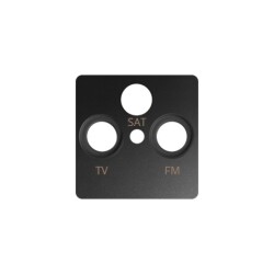 Pokrywa do gniazda antenowego R-TV-SAT Simon 82 grafit