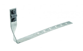 Uchwyt dachówkowy skręcony regulowany 420mm (zacisk przez śrubę) R.8090