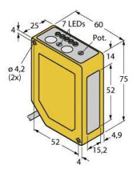 Czujnik dyfuzyjny Turck Q60BB6AF2000 3063000 1 szt.