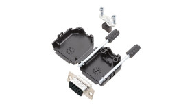 Osłona 15-pinowe D Sub Hoods do Dla kabla Encitech Connectors