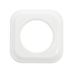 Ramka pojedyncza kwadratowa ceramiczna biała Ceramic Loft