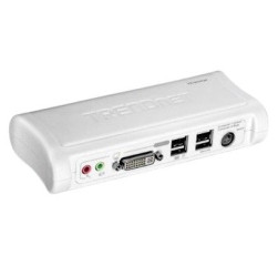 Przełącznik KVM DVI TK-204UK, 2-portowy USB 2 2, Trendnet DVI