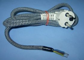 S-3 1,5mb 3x0,75 HO3RT-F BAWEŁNA PRZEWÓD