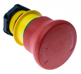 Lovato Platinum Zwalnianie przez obrót Przycisk zatrzymania awaryjnego 22 mm IP66, IP67, IP69K